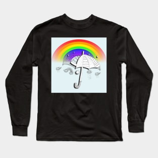 Rainbow & Hope, Cute Happy Inspirational Design Mother's Day Gifts Long Sleeve T-Shirt